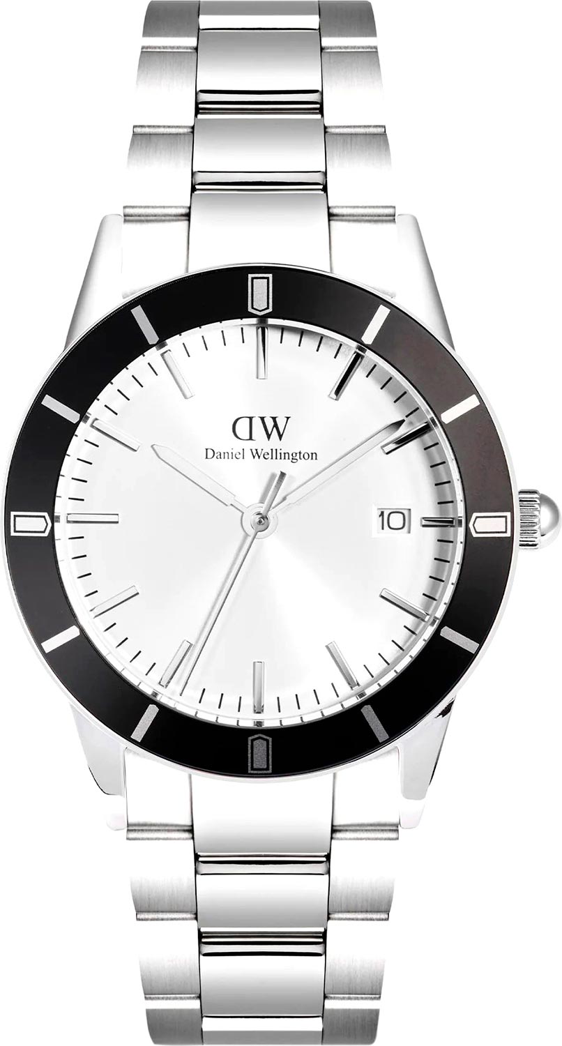   Daniel Wellington Iconic Paradigma 40 Link White Sunray Black Bezel S