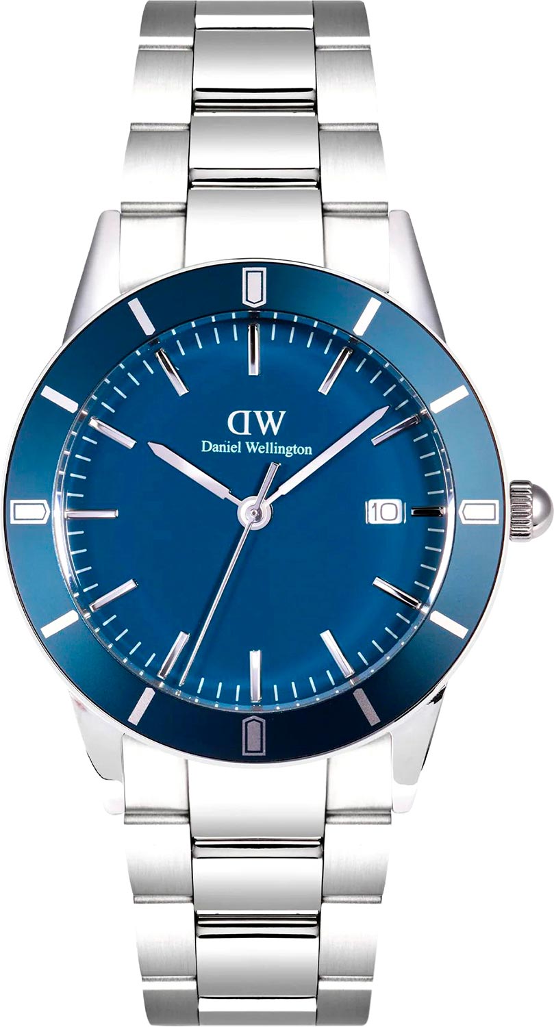   Daniel Wellington Iconic Paradigma 40 Link Blue Enamel Blue Bezel S