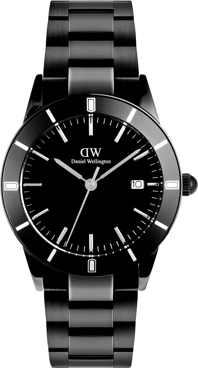   Daniel Wellington Iconic Paradigma 40 Link Black Enamel Black Bezel B
