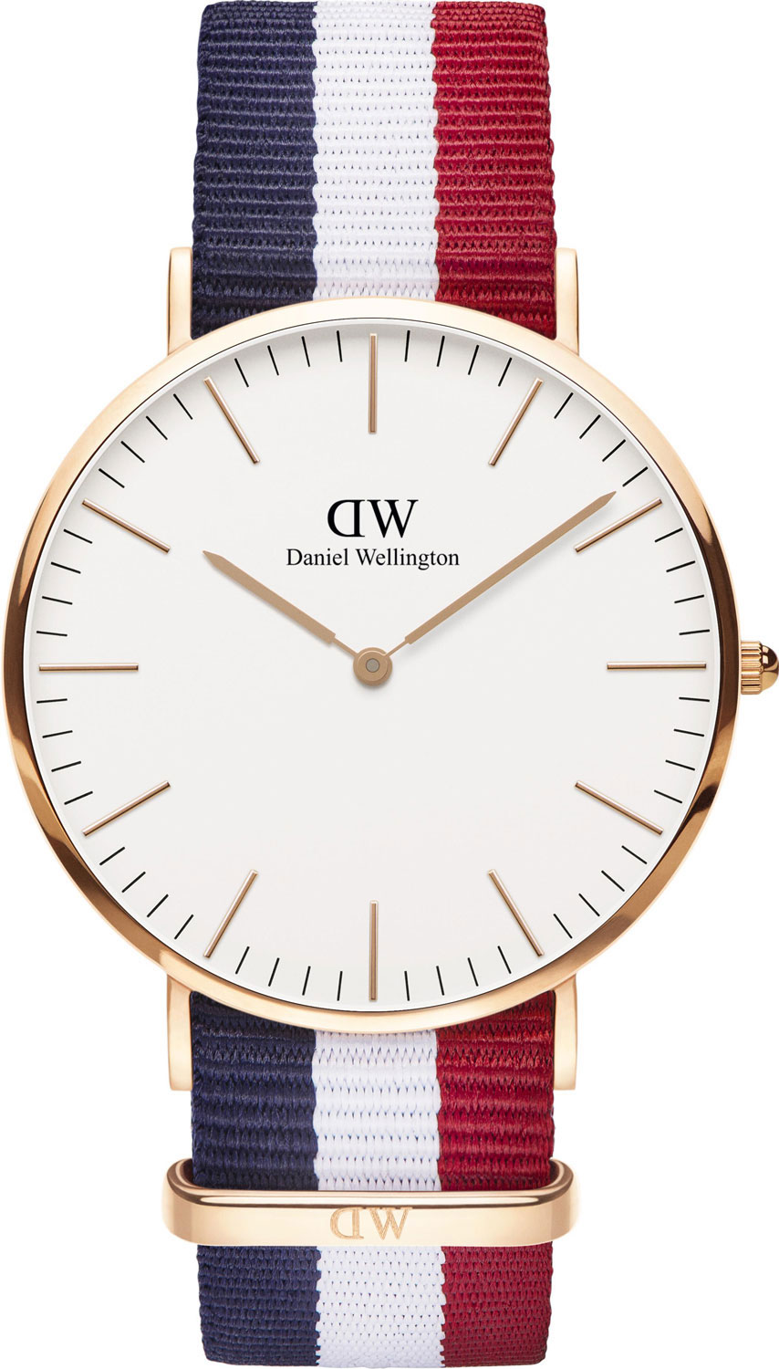 Наручные часы Daniel Wellington Classic 40 Cambridge RG White