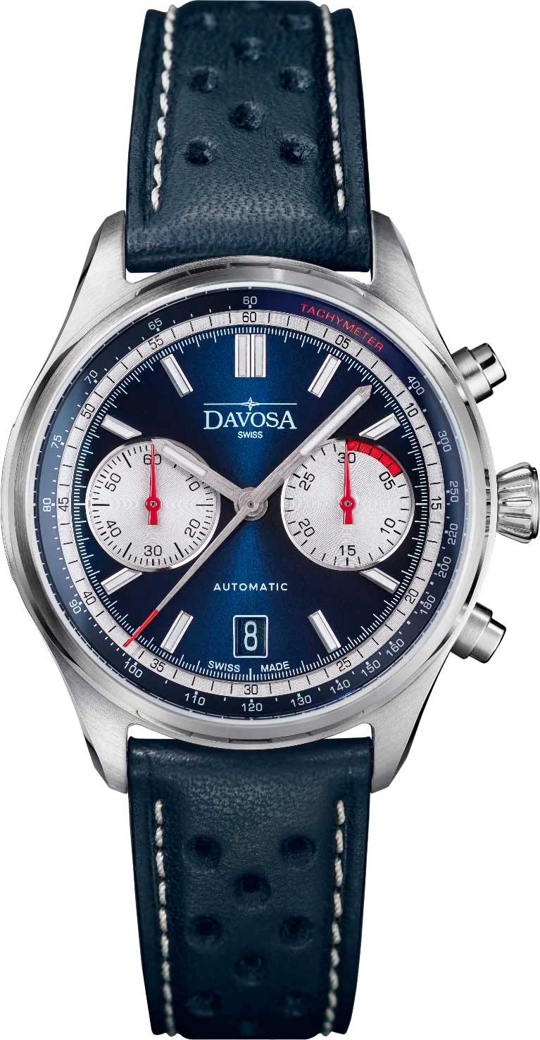 Швейцарские механические наручные часы DAVOSA DAV.16153645-ucenka с хронографом