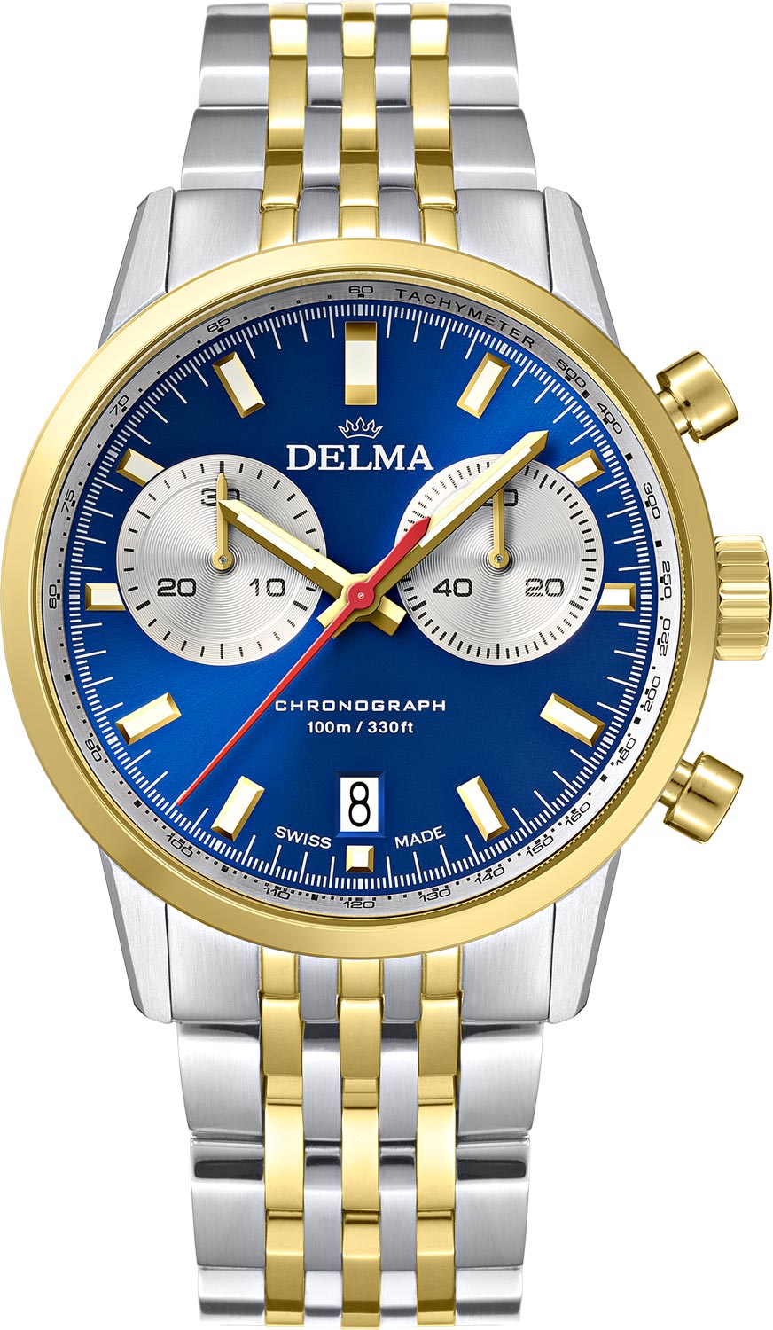 Швейцарские наручные часы Delma 52701.704.6.041 с хронографом
