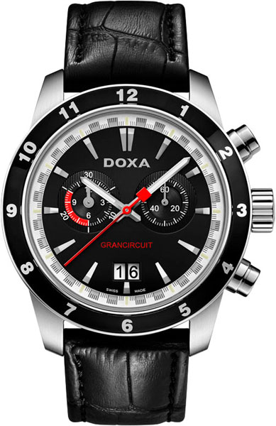 Швейцарские наручные часы Doxa DX-140.10.101.01 с хронографом