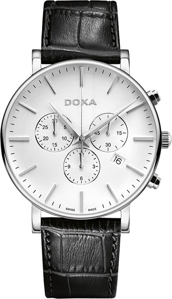 Швейцарские наручные часы Doxa DX-172.10.011.01 с хронографом