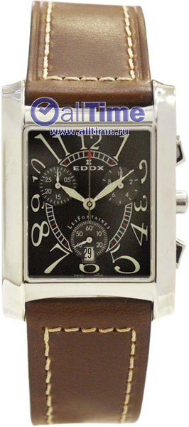 Швейцарские наручные часы Edox 01917-3PGBT с хронографом