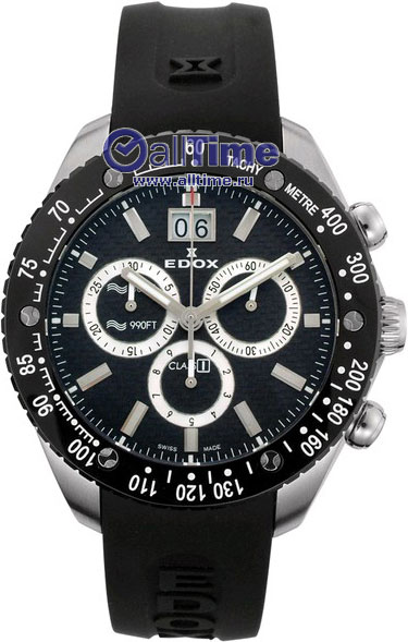Швейцарские наручные часы Edox 10004-3NNIN с хронографом