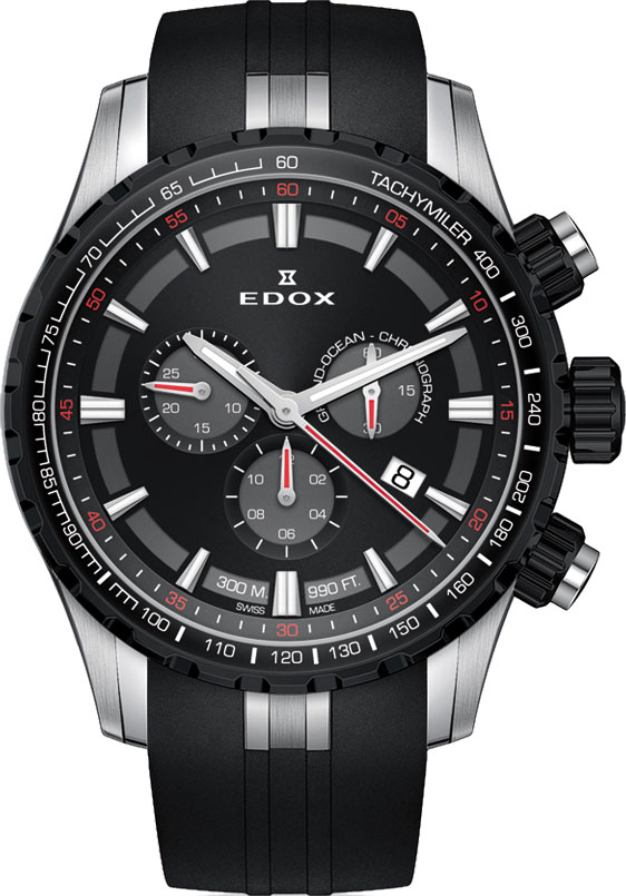 Швейцарские наручные часы Edox 10226-357NCANINRO с хронографом