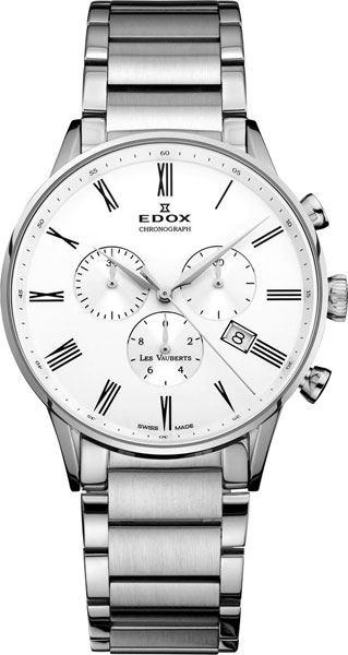 Швейцарские наручные часы Edox 10409-3AAR с хронографом
