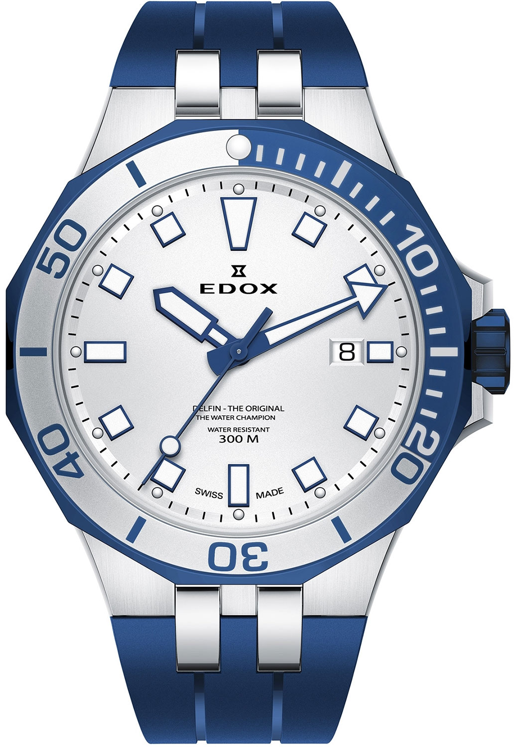 Швейцарские наручные часы Edox 53015-357BUCAAIBU