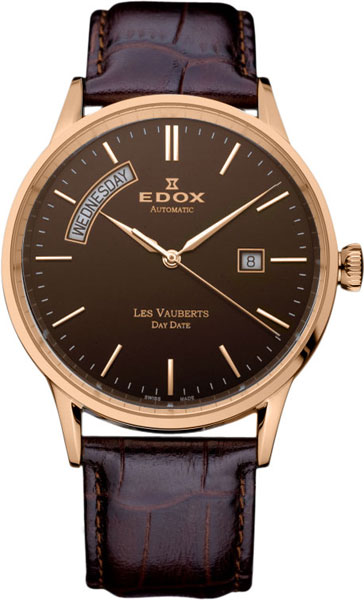 Швейцарские механические наручные часы Edox 83007-37RBRIR