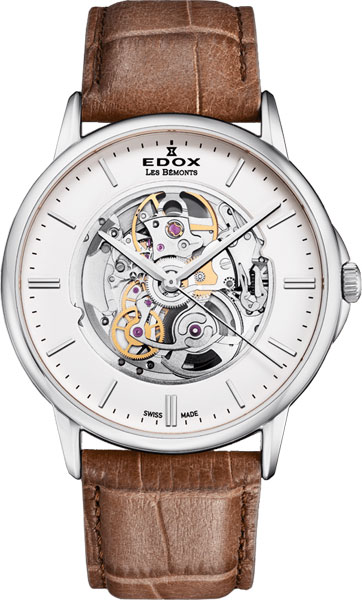 Швейцарские механические наручные часы Edox 85300-3AIN