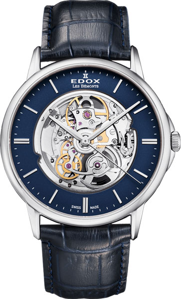Швейцарские механические наручные часы Edox 85300-3BUIN