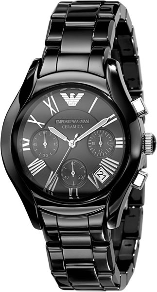 Керамические наручные часы Emporio Armani AR1401 с хронографом