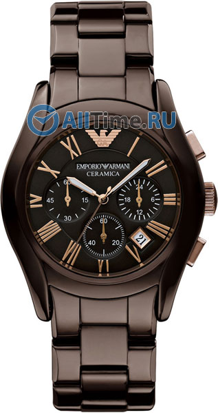 Керамические наручные часы Emporio Armani AR1446 с хронографом