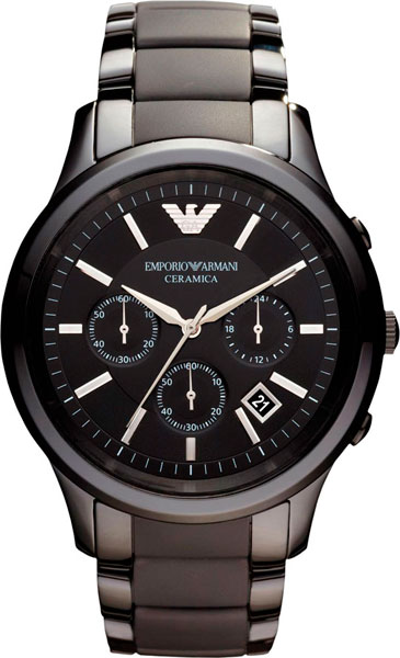 Керамические наручные часы Emporio Armani AR1452 с хронографом