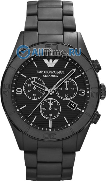 Керамические наручные часы Emporio Armani AR1458 с хронографом