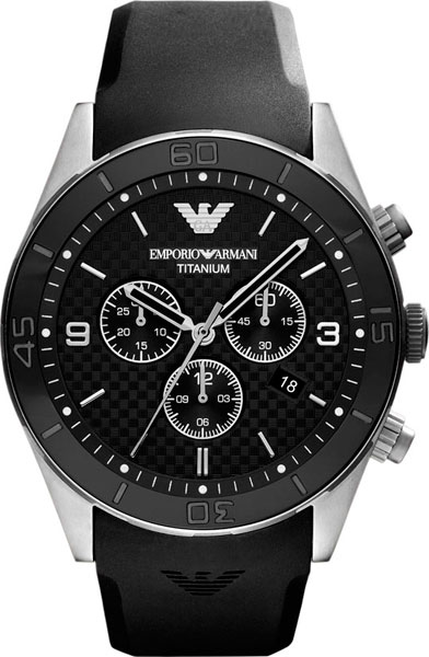 Титановые наручные часы Emporio Armani AR9500 с хронографом