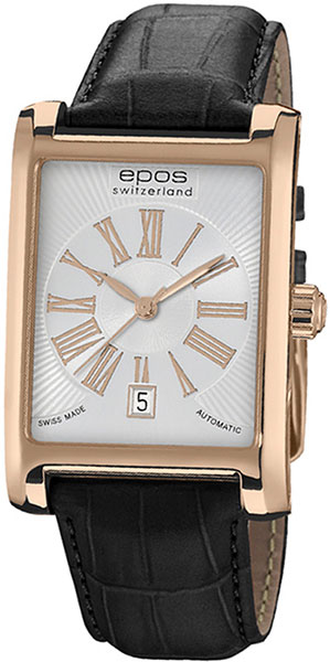 Швейцарские механические наручные часы Epos 3399.132.24.28.25