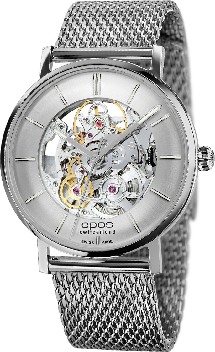 Швейцарские механические наручные часы Epos 3437.135.20.18.30