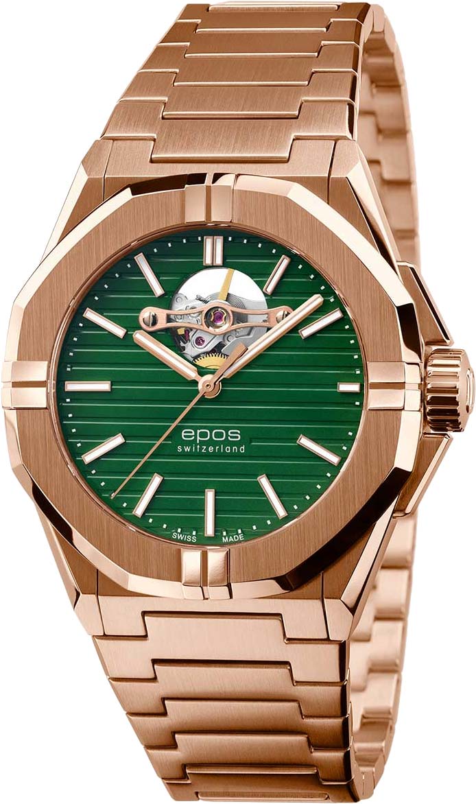 Швейцарские механические наручные часы Epos 3506.133.24.13.34