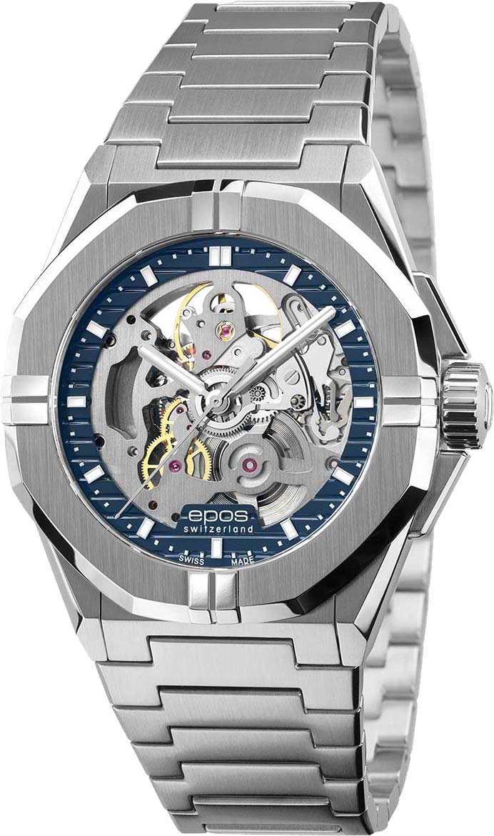 Швейцарские механические наручные часы Epos 3506.139.20.16.30