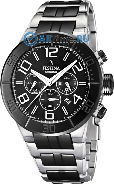 Керамические наручные часы Festina F16576/2 с хронографом