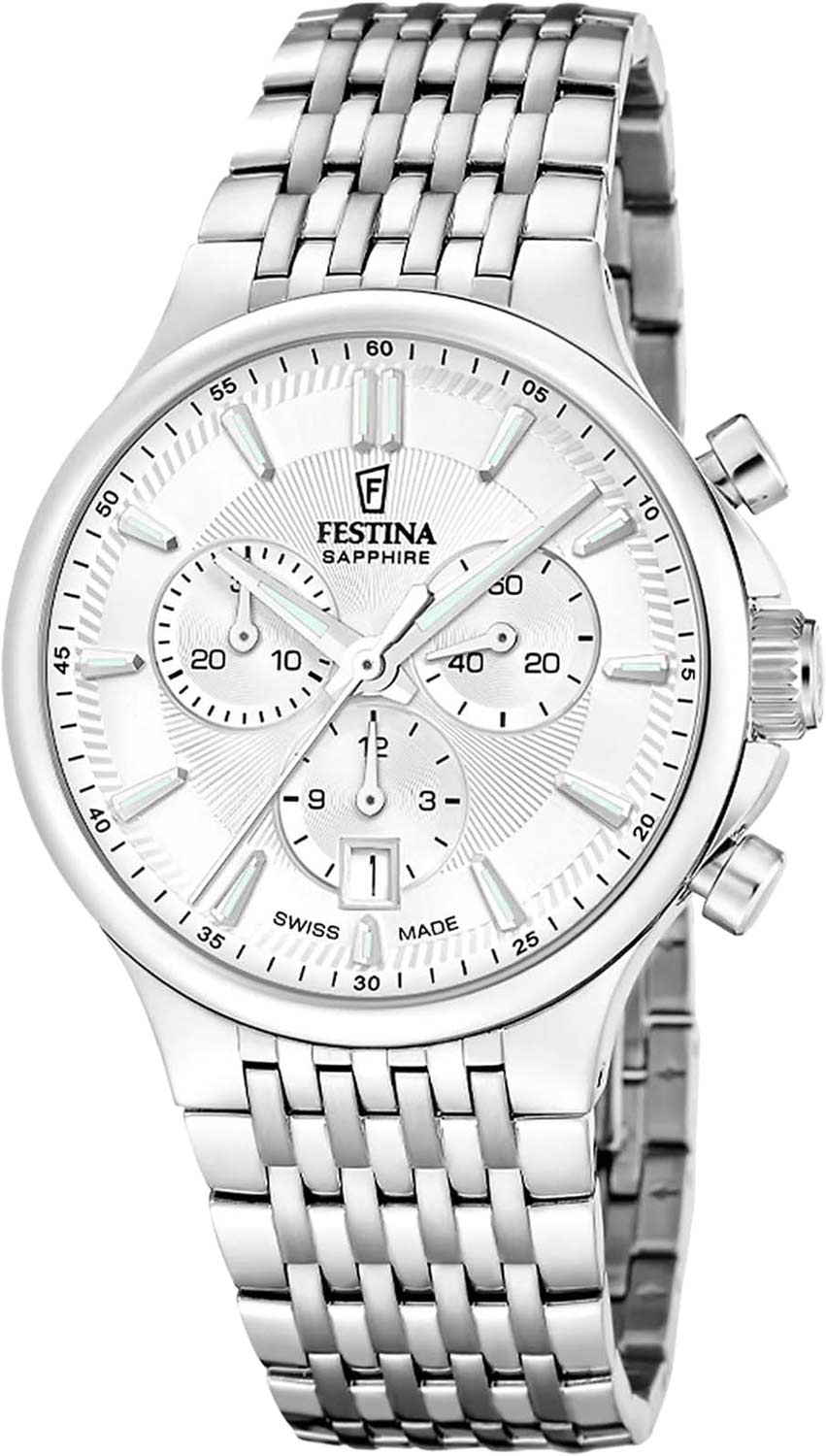Швейцарские наручные часы Festina F20093/1 с хронографом