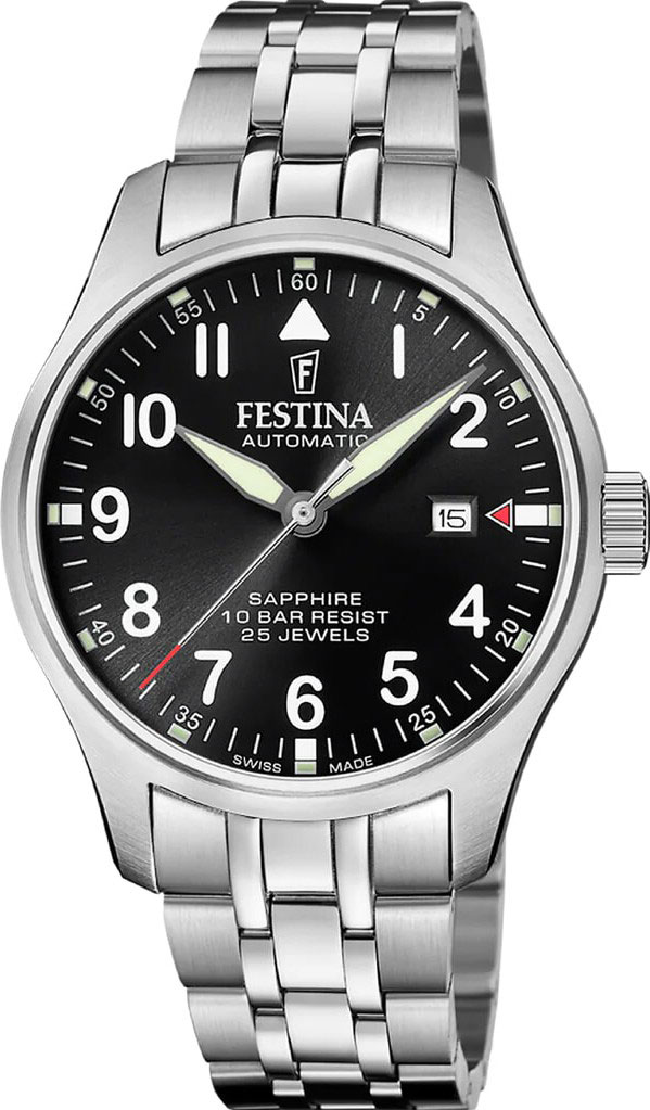 Швейцарские механические наручные часы Festina F20151/D