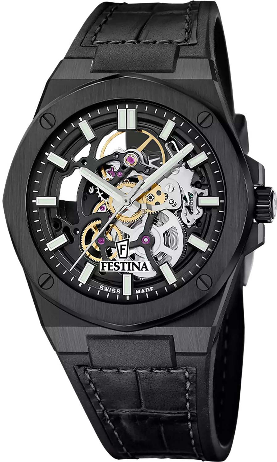 Швейцарские механические наручные часы Festina F22015/1