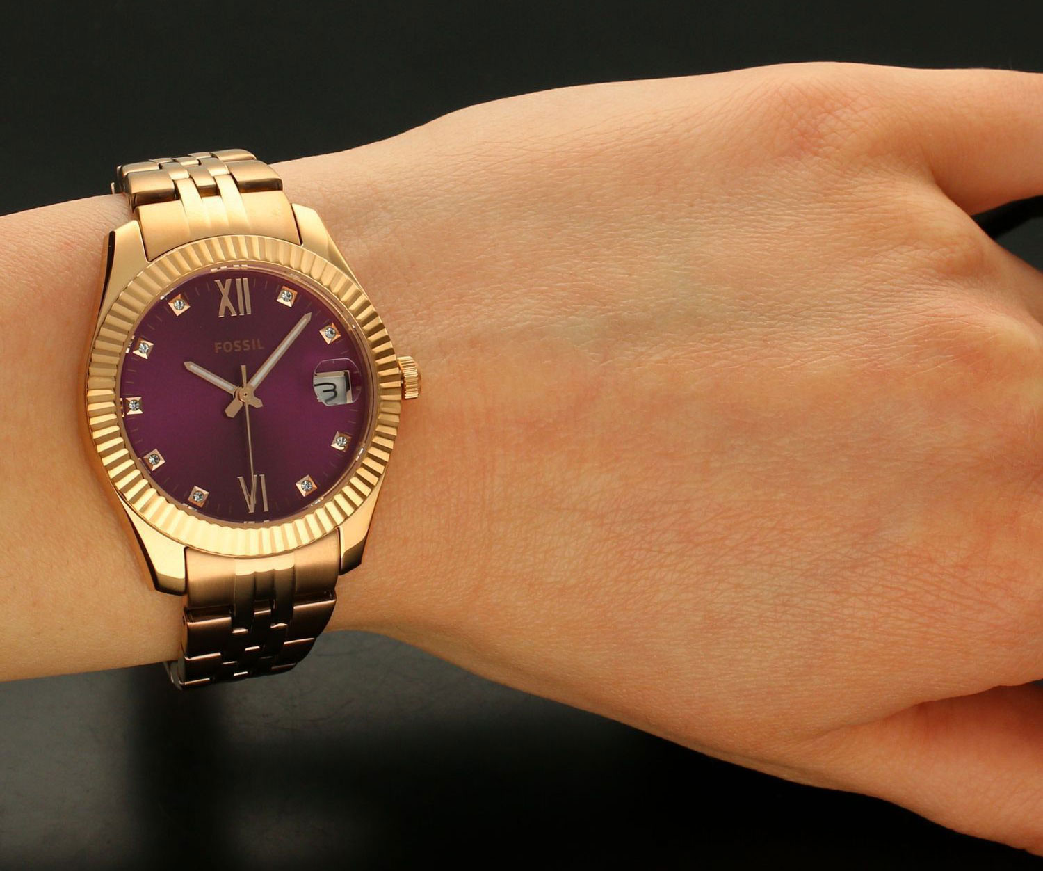 Fossil Watch Fossil Es4900 Fossil ES4900 Scarlette Mini Three-Hand