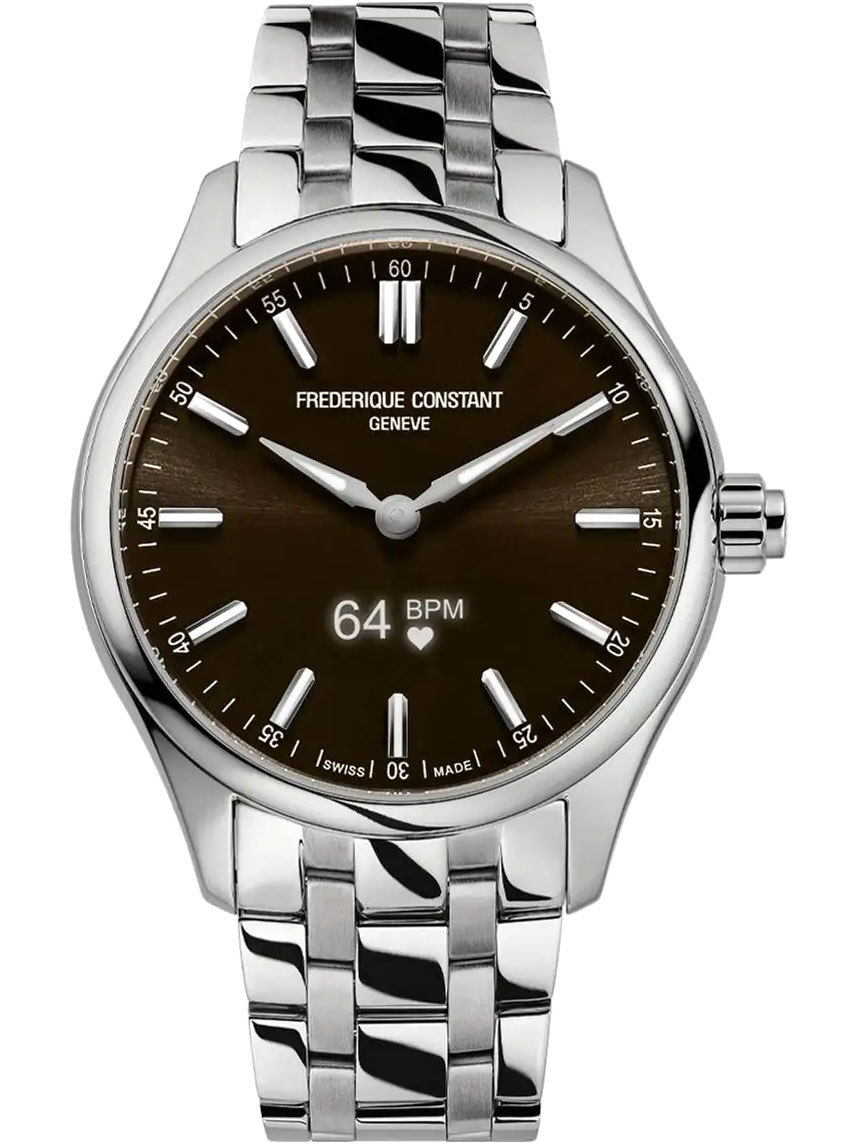 Швейцарские умные часы Frederique Constant FC-287CS5B6B с хронографом