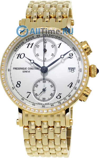Швейцарские спортивные наручные часы Frederique Constant FC-291A2RD5B с хронографом