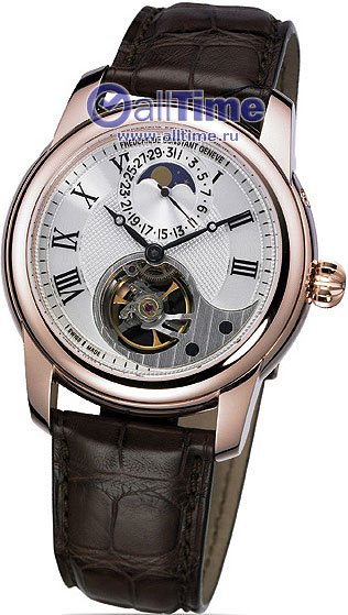 Швейцарские механические золотые наручные часы Frederique Constant FC-935MC4H9