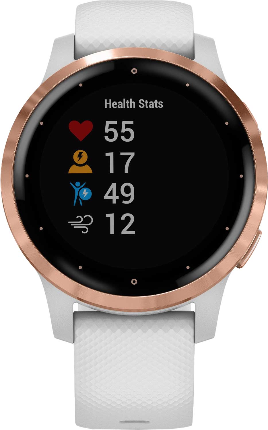����� ���� Garmin Vivoactive 4S White/Rose Gold Wi-Fi GPS 010-02172-23