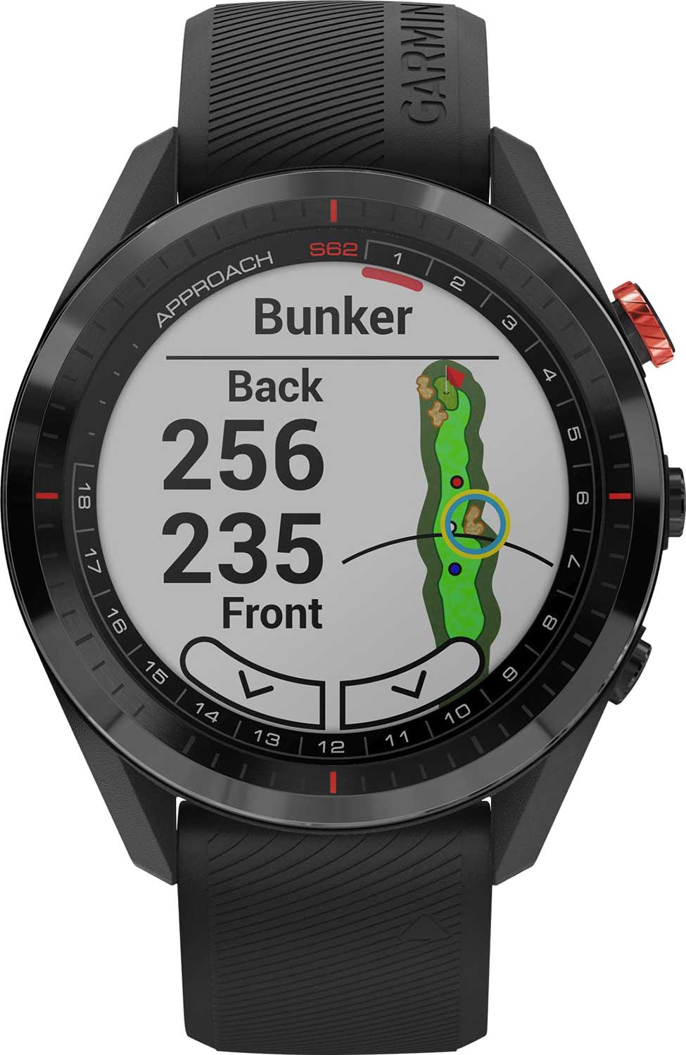 Garmin Approach S62 Wrist GPS with Golf Black Bundle CT10 010 02200 02 AllTime.ru