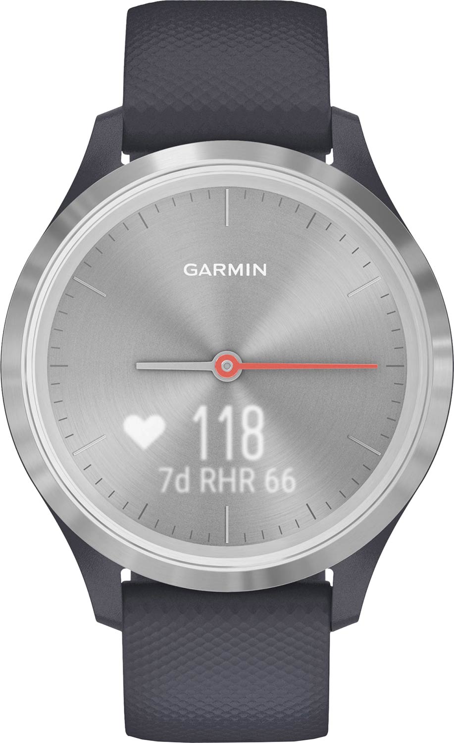 Умные часы Garmin Vivomove 3S Silver Granite Blue Silicone 010-02238-20