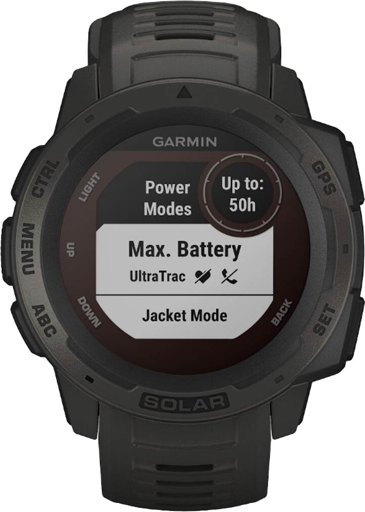 Умные часы Garmin Instinct Solar Graphite GPS 010-02293-00