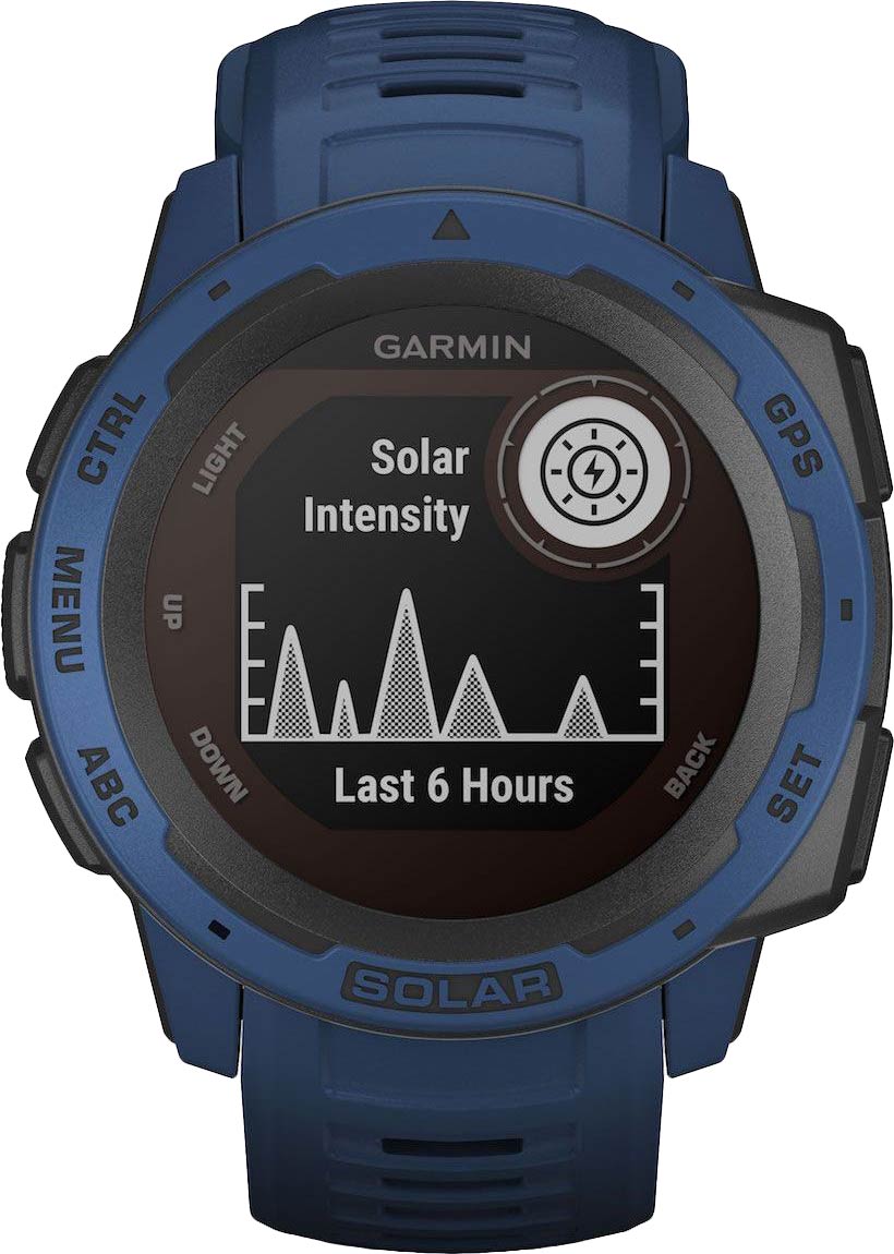   Garmin Instinct Solar Tidal Blue GPS 010-02293-01