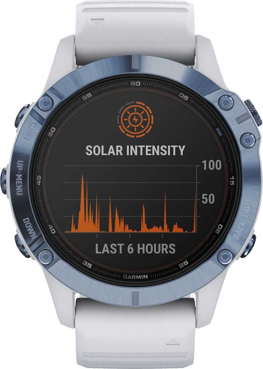   Garmin Fenix 6 Pro Solar Mineral Blue 010-02410-19