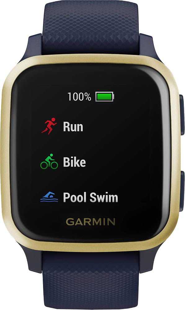 Умные часы Garmin Venu Sq Music Edition Navy/Light Gold NFC 010-02426-12