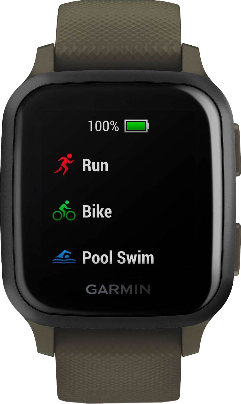 Умные часы Garmin Venu Sq Music Edition Moss/Slate NFC 010-02426-13