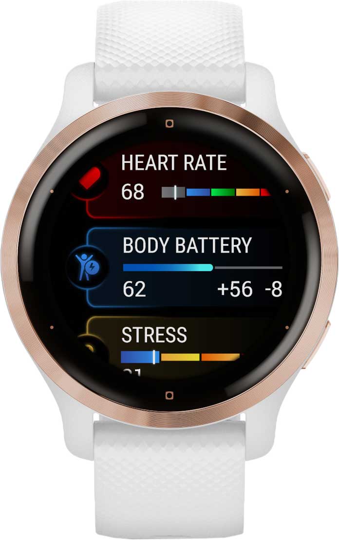   Garmin Venu 2S Rose Gold/White GPS Wi-Fi 010-02429-13