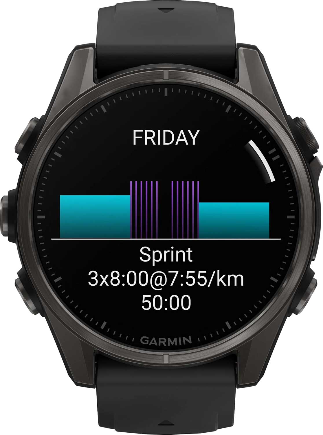 Умные часы Garmin Fenix 8 Sapphire Titan DLC 010-02903-21