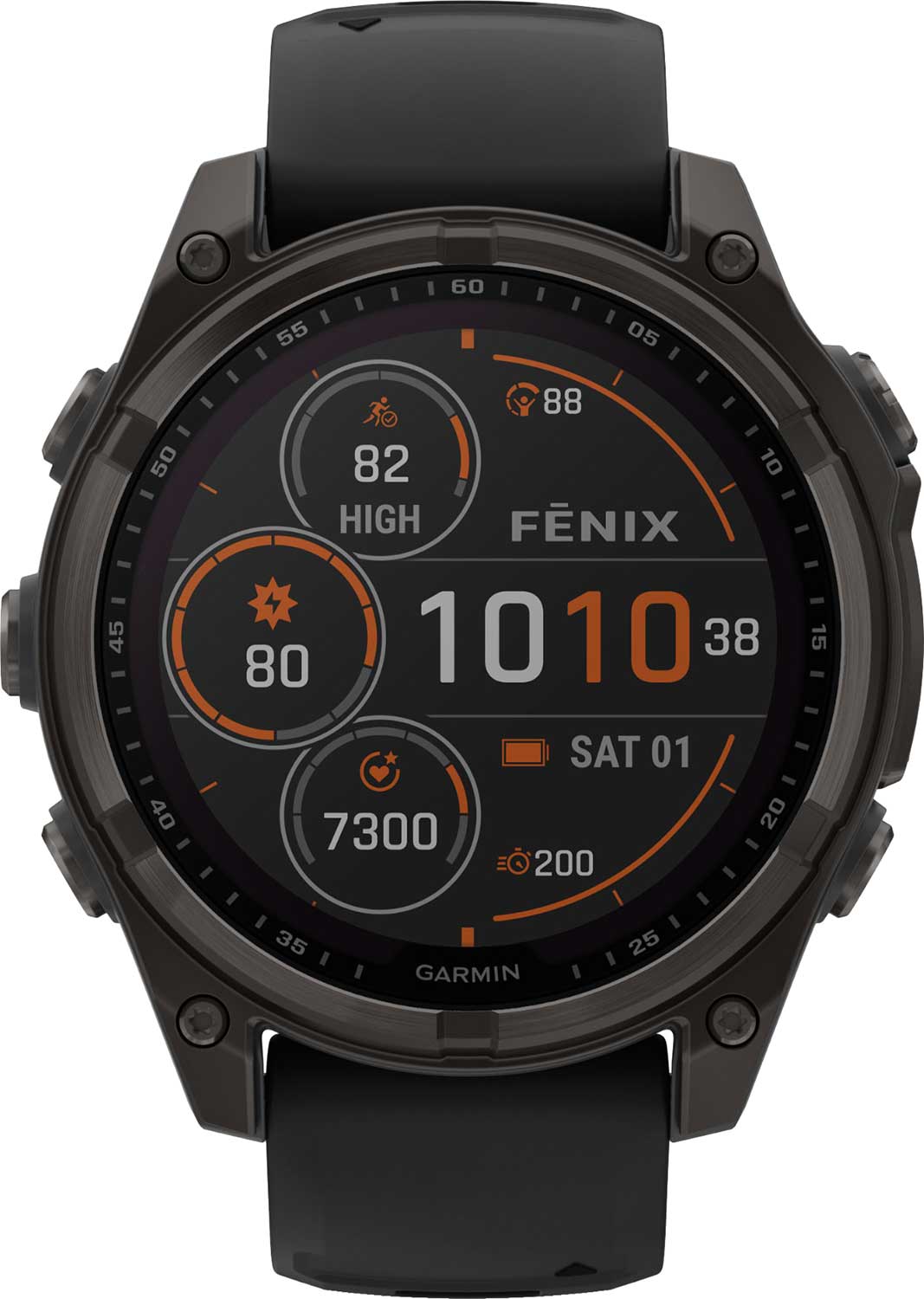   Garmin Fenix 8 Solar Sapphire Titan DLC 010-02906-11