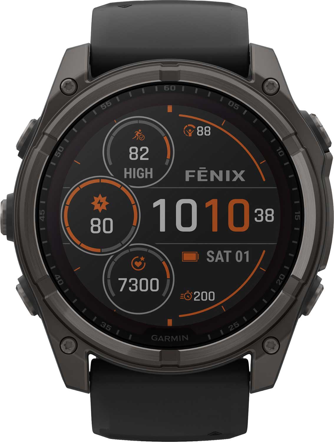   Garmin Fenix 8 Solar Sapphire Titan DLC 010-02907-11