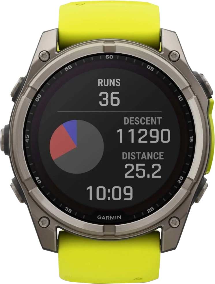 Умные часы Garmin Fenix 8 Solar Sapphire Titan 010-02907-21