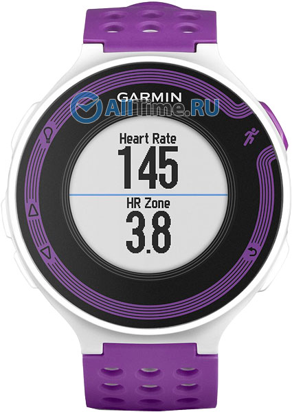 Умные часы Garmin Forerunner-220-White/Violet-HRM-Russia