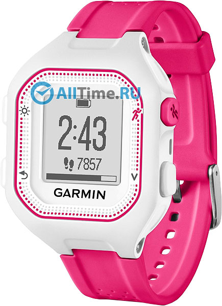 Garmin Forerunner 25 Small White Pink AllTime.ru