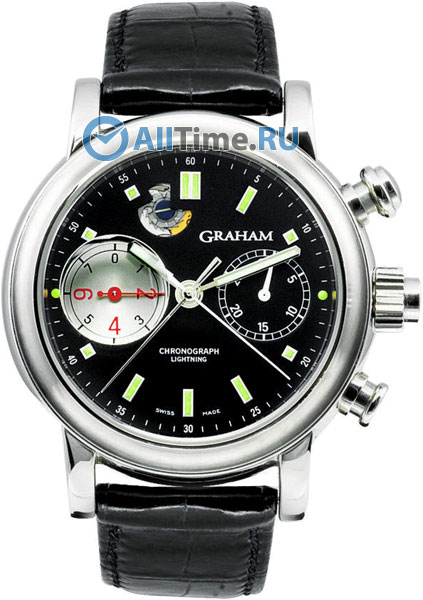 Швейцарские механические наручные часы Graham 2LIAS.B04A.C01B с хронографом