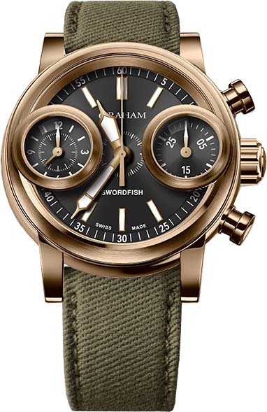 Швейцарские механические наручные часы Graham 2SXAK.B02A.K133T с хронографом